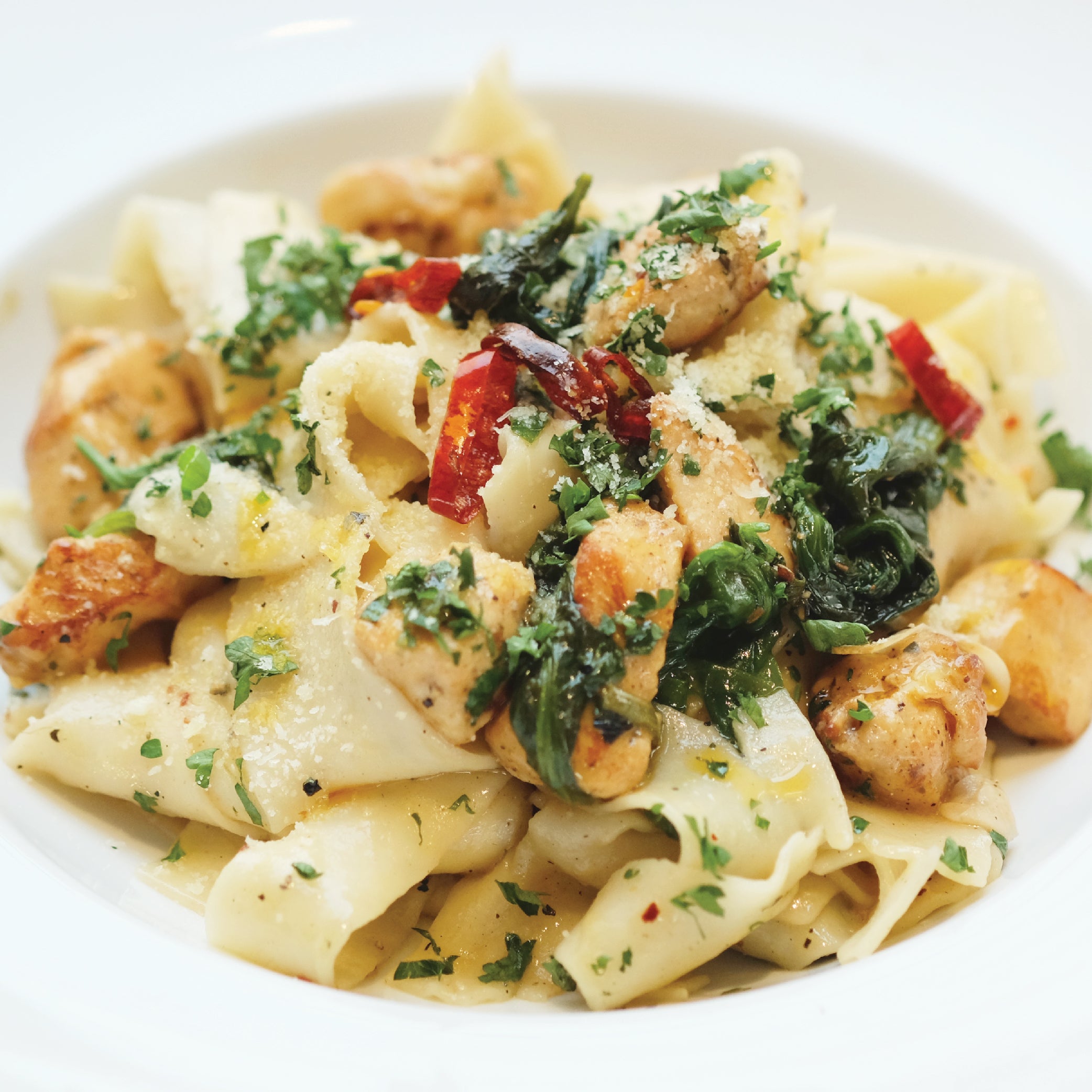 Cajun Chicken Pappardelle