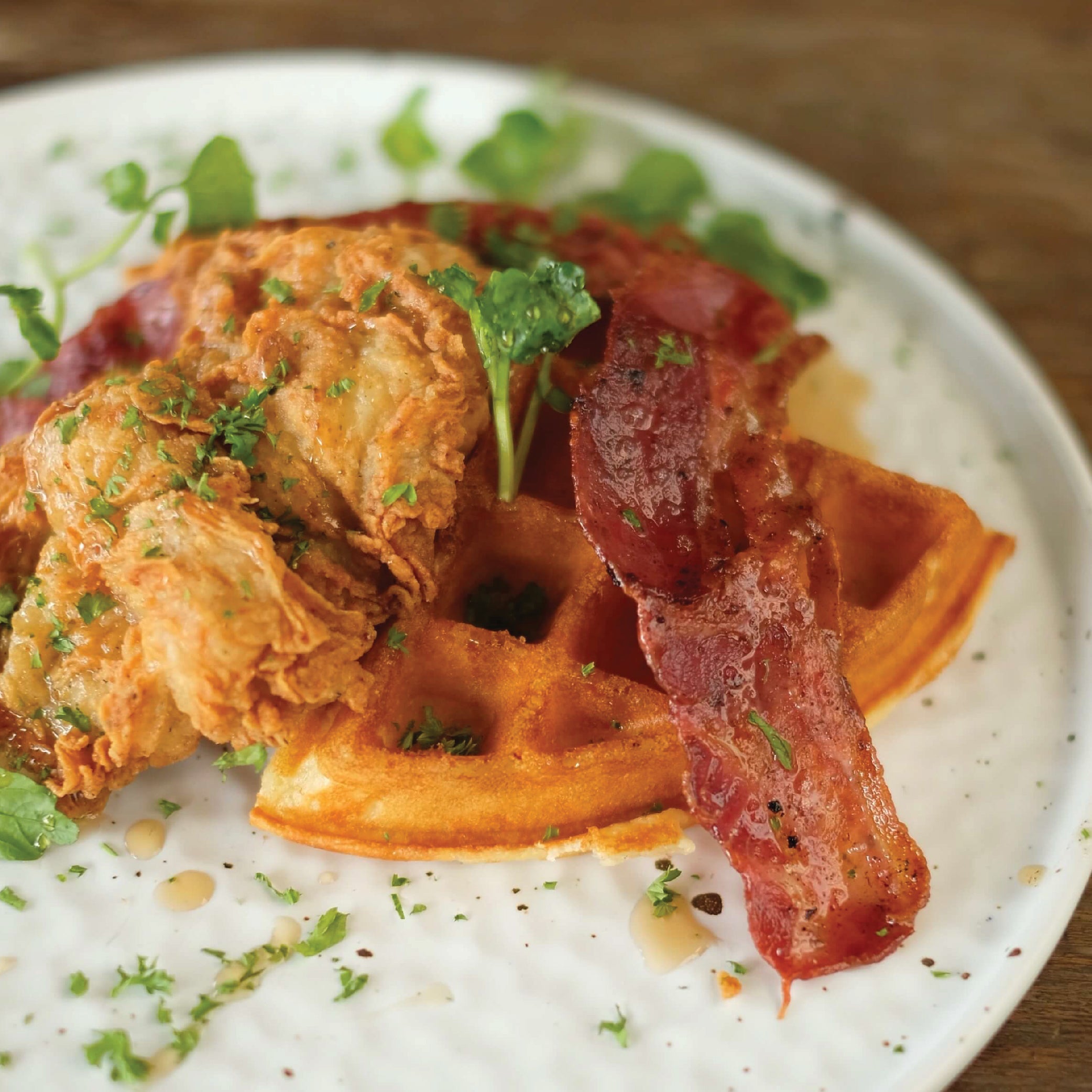 Chicken Bacon Waffle